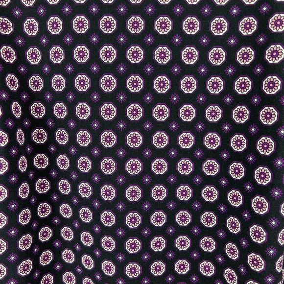 Banana Republic Factory Dress Womens Size 12 Purple Black Shift Dress Ladies - Picture 3 of 14